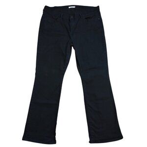 Womens Black Bootcut Jeans Size 18 Classic Stretch Casual Fit.